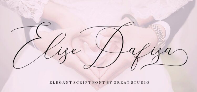 Elise Dafisa Script Font Fonts Free Download Elise Dafisa Script Font - Featured Image