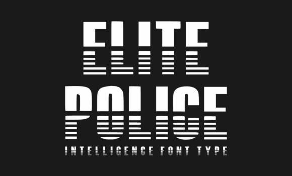 Elite Police Font - Featured Image