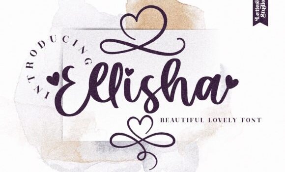 Ellisha Font Fonts Free Download Ellisha Font - Featured Image