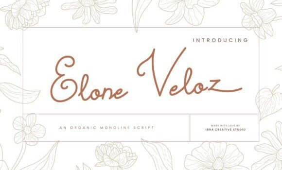 Elone Veloz Font Fonts Free Download Elone Veloz Font - Featured Image