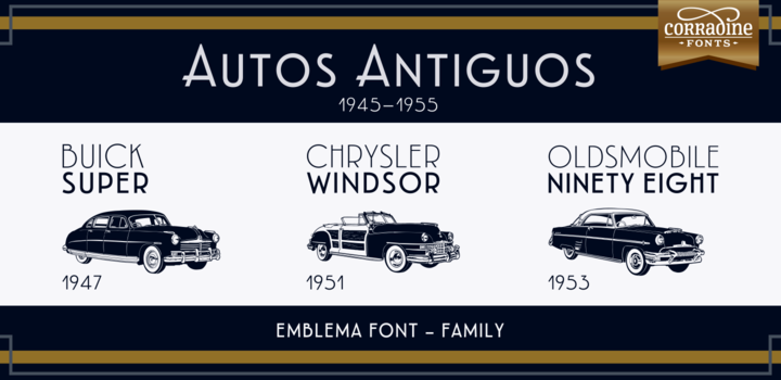 Emblema Family Font - Featured Image