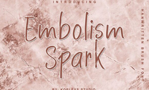 Embolism Spark Font - Featured Image