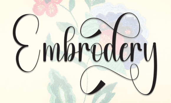 Embrodery Font Fonts Free Download Embrodery Font - Featured Image