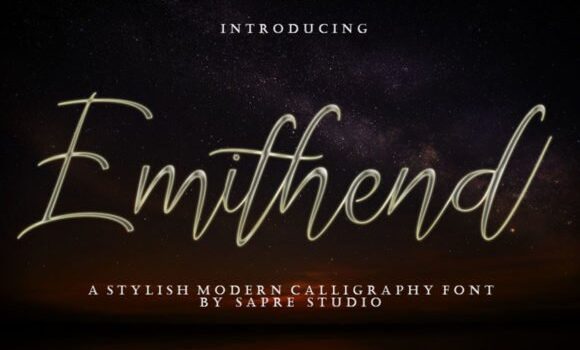 Emithend Font - Featured Image