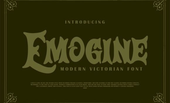 Emogine Font Fonts Free Download Emogine Font - Featured Image