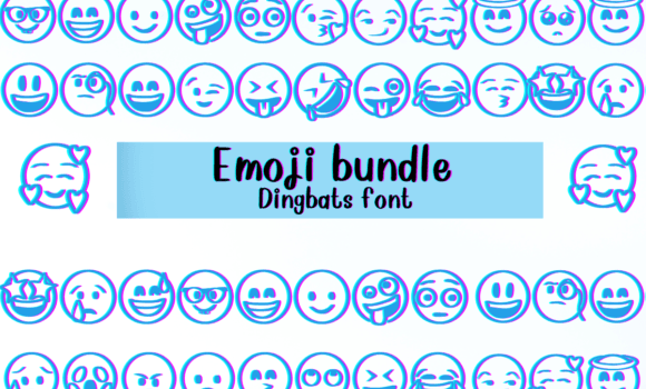 Emoji Bundle Font - Featured Image