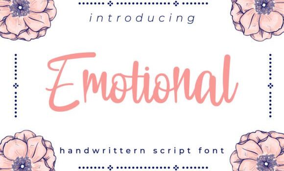 Emotional Script Font - Featured Image