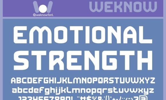 Emotional Strength Font - Featured Image