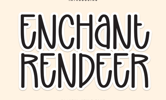 Enchant Rendeer Font - Featured Image