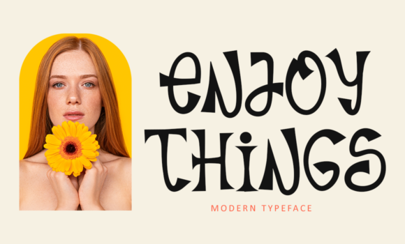 Enjoy Things Font - Featured Image
