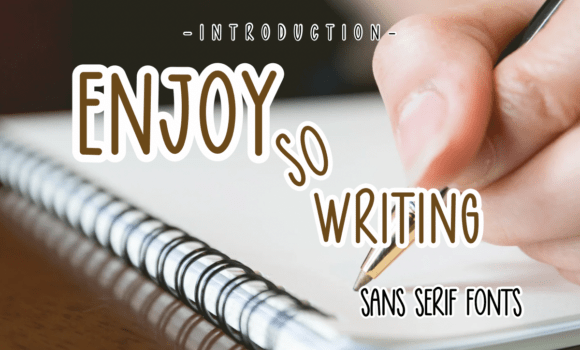 Enjoy so Writing Font - Featured Image