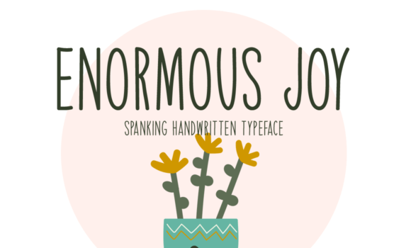 Enormous Joy Font - Featured Image
