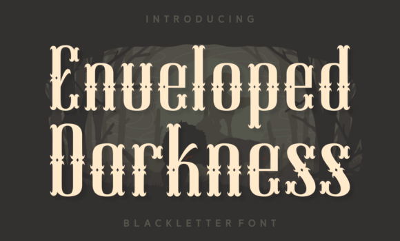 Enveloped Darkness Font Fonts Free Download Enveloped Darkness Font - Featured Image