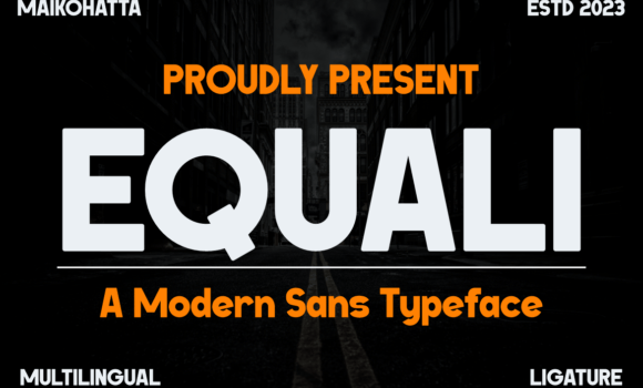 Equali Font Fonts Free Download Equali Font - Featured Image