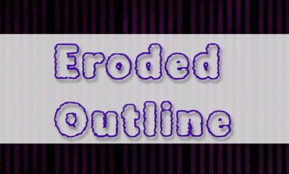 Eroded Outline Font Fonts Free Download Eroded Outline Font - Featured Image
