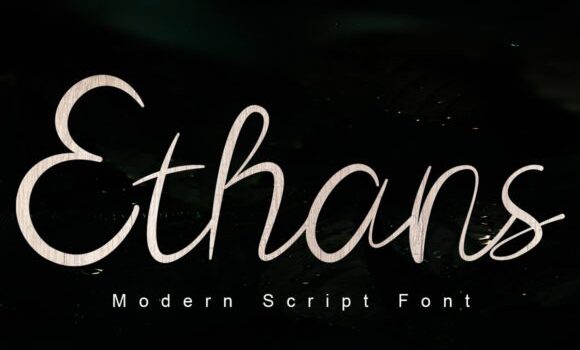 Ethans Font Fonts Free Download Ethans Font - Featured Image
