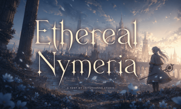 Ethereal Nymeria Font - Featured Image