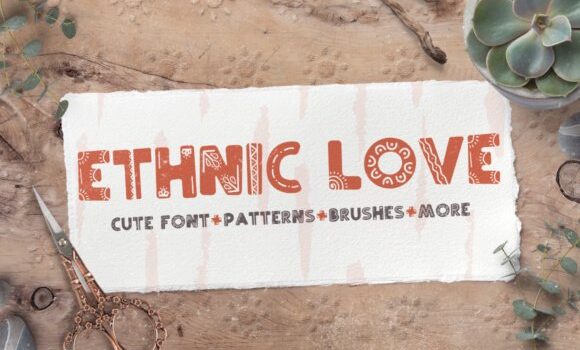 Ethnic Love Font Fonts Free Download Ethnic Love Font - Featured Image