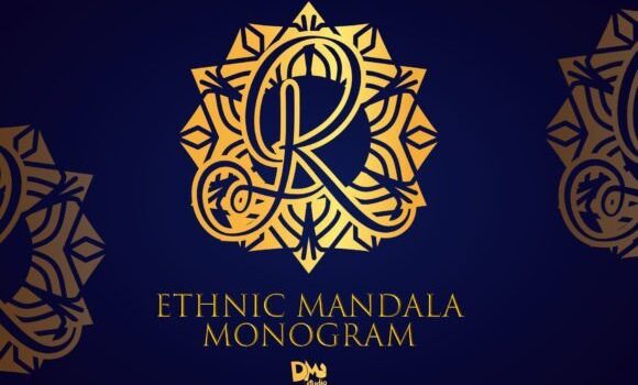Ethnic Mandala Monogram Font Fonts Free Download Ethnic Mandala Monogram Font - Featured Image