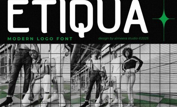 Etiqua Font - Featured Image