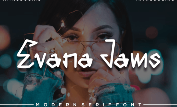 Evana Jams Font - Featured Image