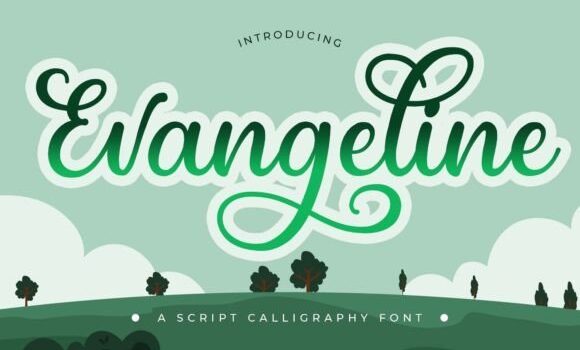 Evangeline Font - Featured Image