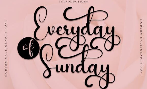 Everyday of Sunday Font - Featured Image