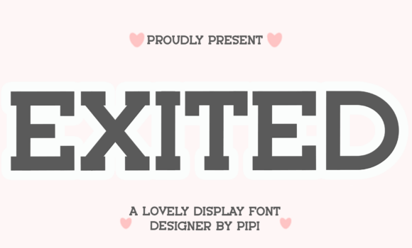 Exited Font - Featured Image