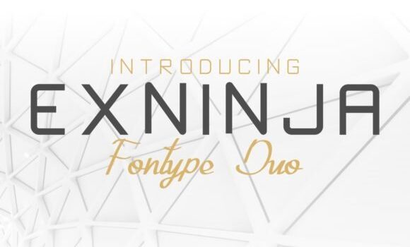 Exninja Font Fonts Free Download Exninja Font - Featured Image