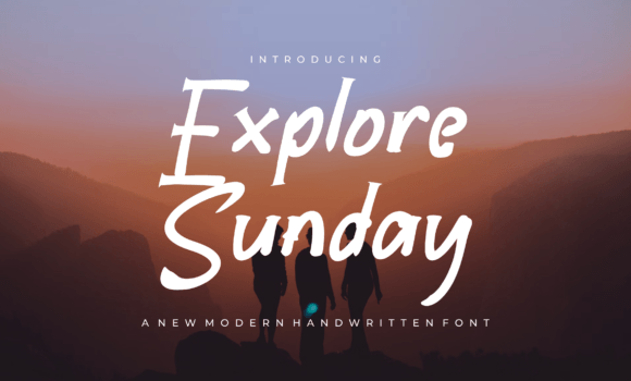 Explore Sunday Font Fonts Free Download Explore Sunday Font - Featured Image