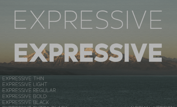Expressive Font - Featured Image