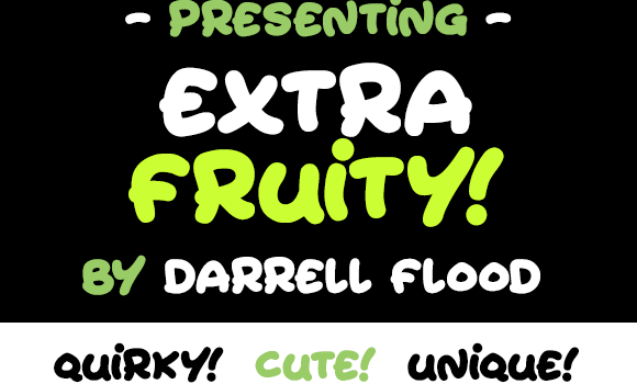 Extra Fruity Font - Featured Image
