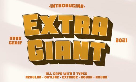 Extra Giant Font - Featured Image