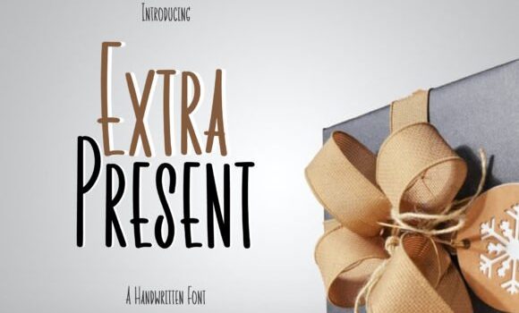 Extra Present Font - Featured Image