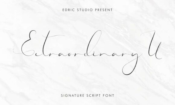 Extraordinary U Font - Featured Image