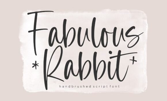 Fabulous Rabbit Handbrushed Script Font Fonts Free Download Fabulous Rabbit Handbrushed Script Font - Featured Image