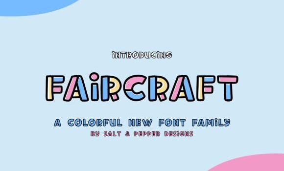 Faircraft Font - Featured Image