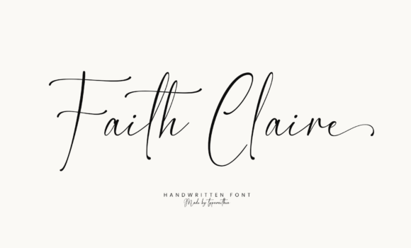 Faith Claire Font - Featured Image