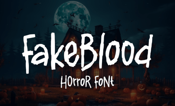 Fakeblood Font - Featured Image