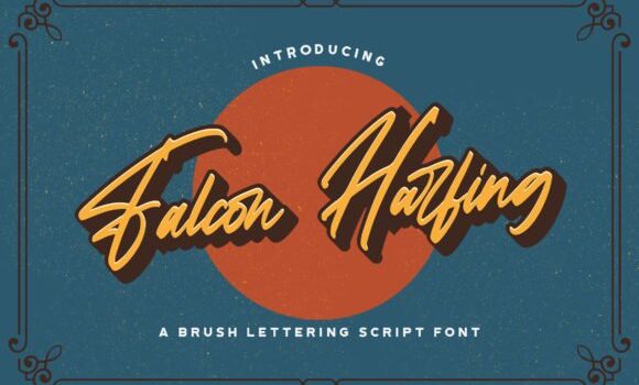 Falcon Harfing Font Fonts Free Download Falcon Harfing Font - Featured Image