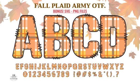 Fall Plaid Army Font Fonts Free Download Fall Plaid Army Font - Featured Image