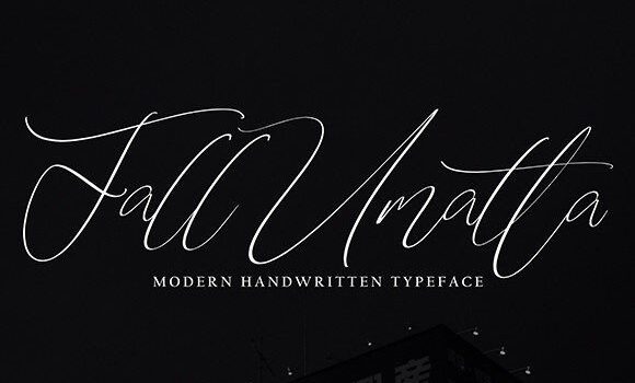 Fall Umatta Font - Featured Image