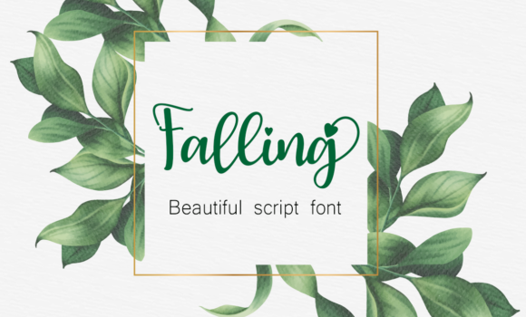 Falling Font - Featured Image