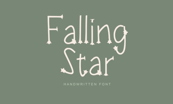 Falling Star Font Fonts Free Download Falling Star Font - Featured Image