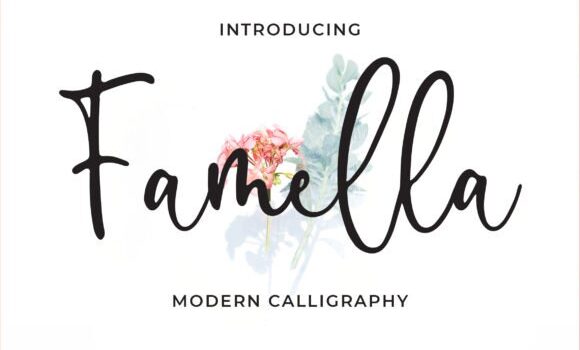 Famella Font - Featured Image