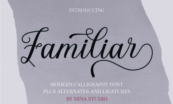 Familiar Font - Featured Image