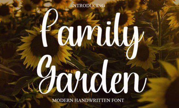 Family Garden Font - Featured Image
