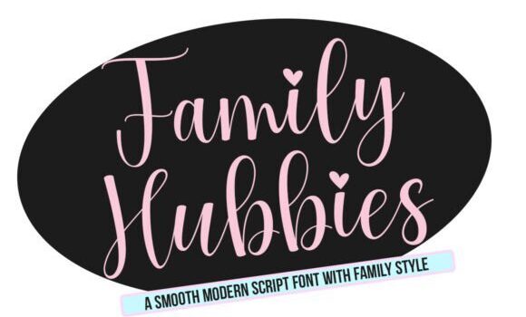 Family Hubbies Font - Featured Image