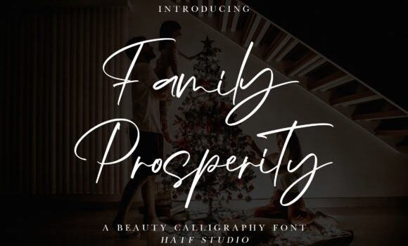 Family Prosperity Font - Featured Image