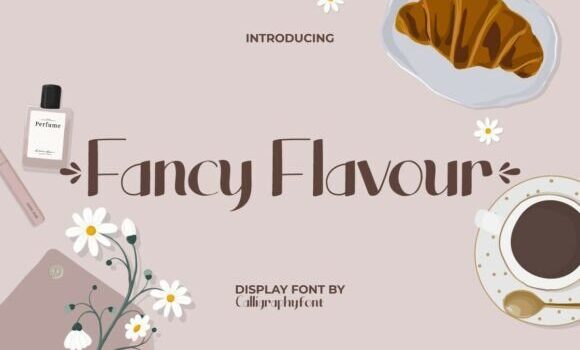 Fancy Flavour Font - Featured Image